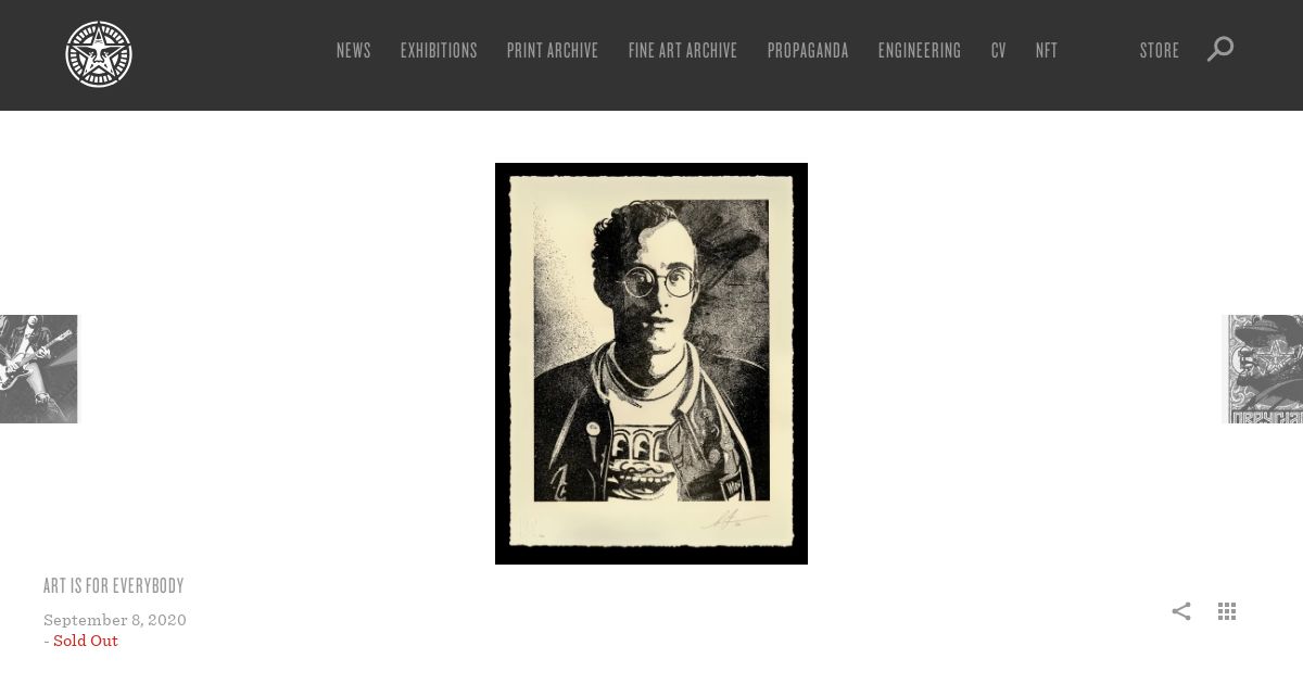ART IS FOR EVERYBODY - Obey Giant ART IS FOR EVERYBODY - Obey Giant