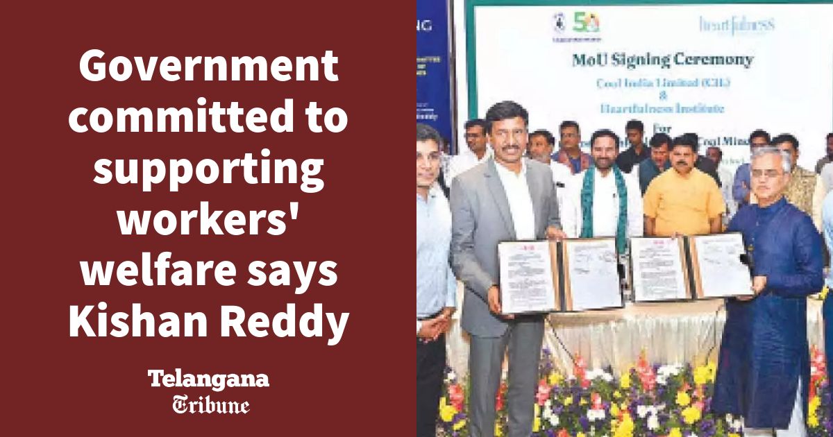 Government committed to supporting workers’ welfare says Kishan Reddy