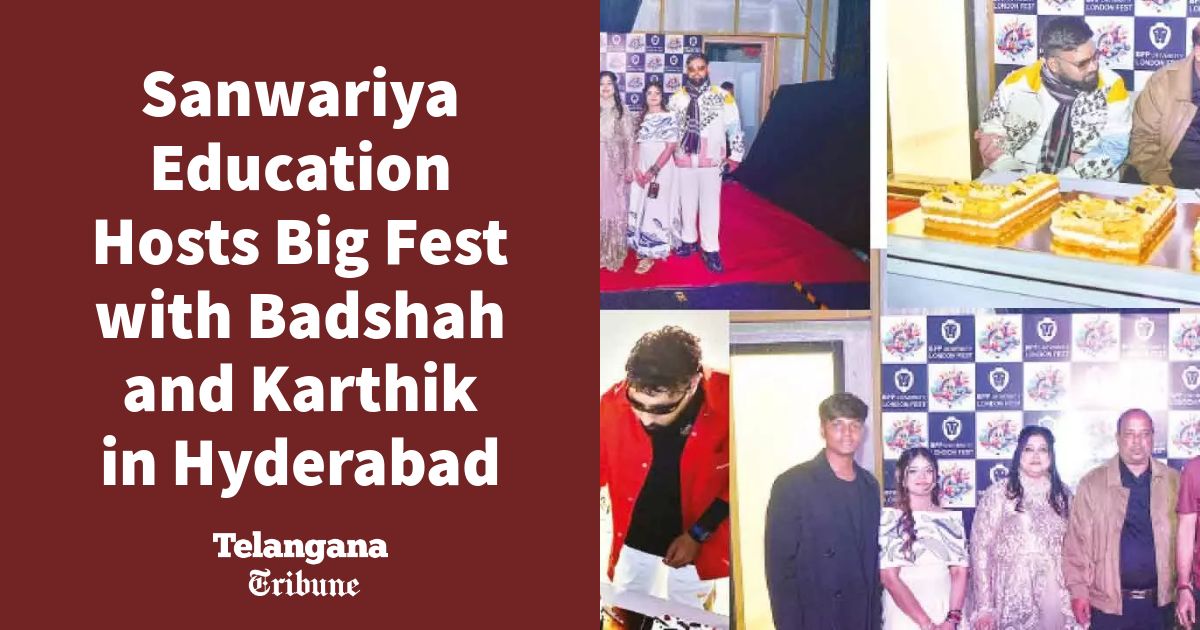 Sanwariya Education Hosts Big Fest with Badshah and Karthik in Hyderabad